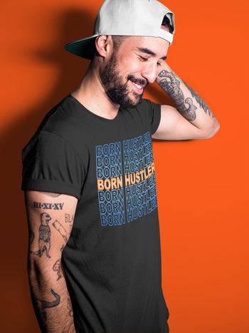 Yeezy 700 Bright Blue Sneaker Match Tees Born Hustler Sneaker Tees Yeezy 700 Bright Blue Sneaker Release Tees Unisex Shirts