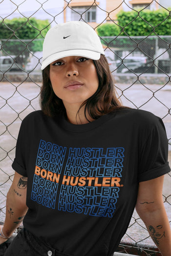 Yeezy 700 Bright Blue Sneaker Match Tees Born Hustler Sneaker Tees Yeezy 700 Bright Blue Sneaker Release Tees Unisex Shirts