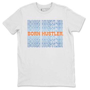 Yeezy 700 Bright Blue Sneaker Match Tees Born Hustler Sneaker Tees Yeezy 700 Bright Blue Sneaker Release Tees Unisex Shirts