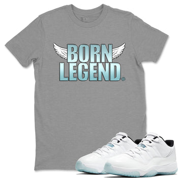 Jordan 11 Legend Blue Sneaker Match Tees Born Legend Sneaker Tees Jordan 11 Legend Blue Sneaker Release Tees Unisex Shirts