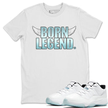 Jordan 11 Legend Blue Sneaker Match Tees Born Legend Sneaker Tees Jordan 11 Legend Blue Sneaker Release Tees Unisex Shirts