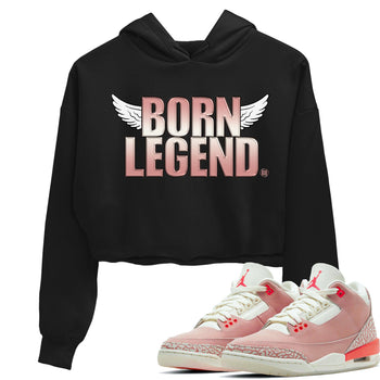 Jordan 3 Rust Pink Sneaker Match Tees Born Legend Sneaker Tees Jordan 3 Rust Pink Sneaker Release Tees Women's Shirts