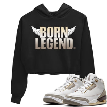 Jordan 3 A Ma Maniere Sneaker Match Tees Born Legend Sneaker Tees Jordan 3 A Ma Maniere Sneaker Release Tees Women's Shirts