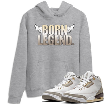 Jordan 3 A Ma Maniere Sneaker Match Tees Born Legend Sneaker Tees Jordan 3 A Ma Maniere Sneaker Release Tees Unisex Shirts