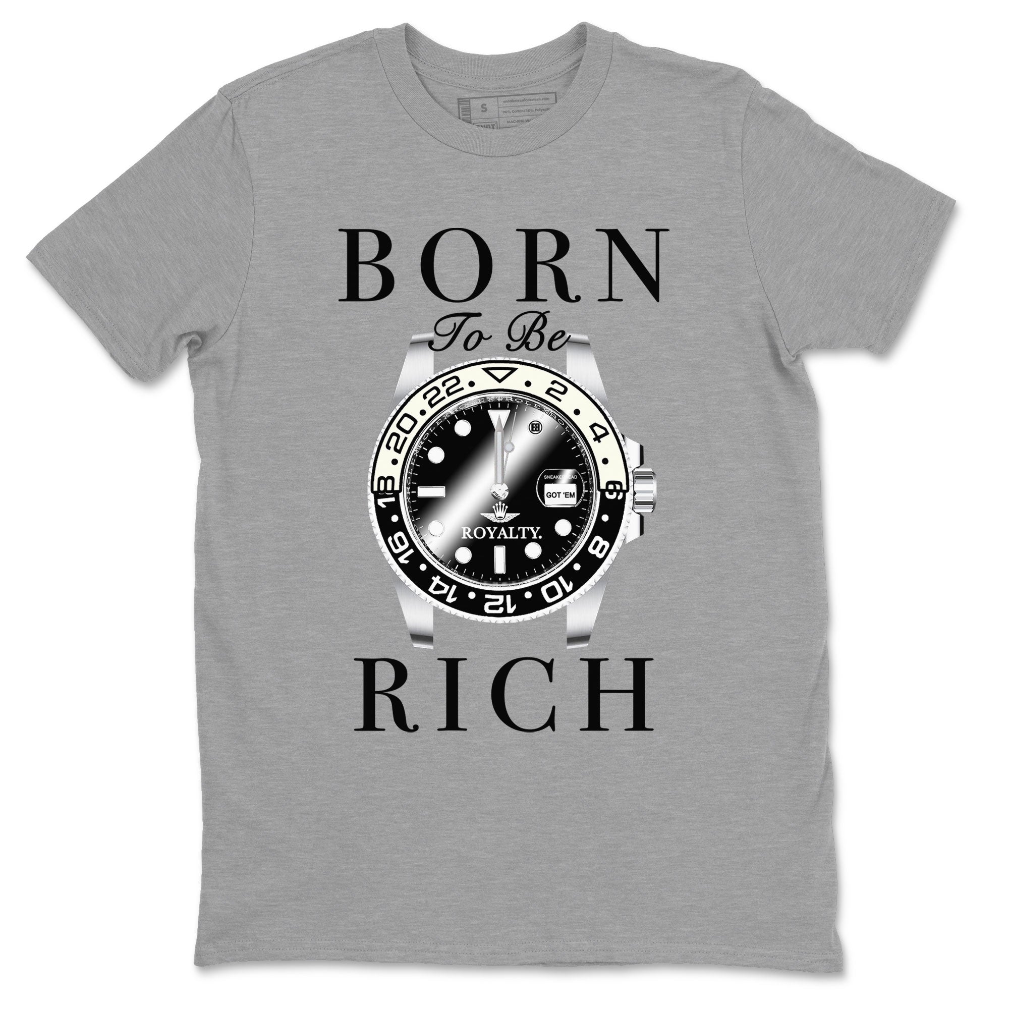 Jordan 11 Gratitude shirt to match jordans Born To Be Rich sneaker tees 11s Gratitude SNRT sneaker Release Tees unisex cotton Heather Grey 2 crew neck shirt