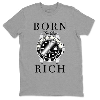 Jordan 11 Gratitude shirt to match jordans Born To Be Rich sneaker tees 11s Gratitude SNRT sneaker Release Tees unisex cotton Heather Grey 2 crew neck shirt