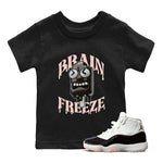 Air Jordan 11 Neapolitan shirt to match jordans Brain Freeze sneaker tees AJ11 Neapolitan SNRT Sneaker Release Tees Baby Toddler Black 1 T-Shirt