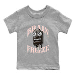 Air Jordan 11 Neapolitan shirt to match jordans Brain Freeze sneaker tees AJ11 Neapolitan SNRT Sneaker Release Tees Baby Toddler Heather Grey 2 T-Shirt