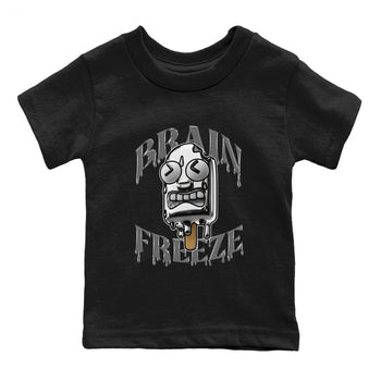 Air Jordan 4 Frozen Moment shirt to match jordans Brain Freeze sneaker tees AJ4 Frozen Moment SNRT Sneaker Release Tees Baby Toddler Black 2 T-Shirt