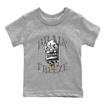 Air Jordan 4 Frozen Moment shirt to match jordans Brain Freeze sneaker tees AJ4 Frozen Moment SNRT Sneaker Release Tees Baby Toddler Heather Grey 2 T-Shirt