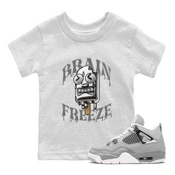 Air Jordan 4 Frozen Moment shirt to match jordans Brain Freeze sneaker tees AJ4 Frozen Moment SNRT Sneaker Release Tees Baby Toddler White 1 T-Shirt