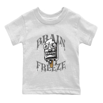 Air Jordan 4 Frozen Moment shirt to match jordans Brain Freeze sneaker tees AJ4 Frozen Moment SNRT Sneaker Release Tees Baby Toddler White 2 T-Shirt