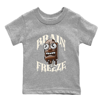 Dunk Cacao Wow shirt to match jordans Brain Freeze sneaker tees Nike Dunk Cacao Wow SNRT Sneaker Release Tees Baby Toddler Heather Grey 2 T-Shirt