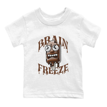 Dunk Cacao Wow shirt to match jordans Brain Freeze sneaker tees Nike Dunk Cacao Wow SNRT Sneaker Release Tees Baby Toddler White 2 T-Shirt