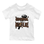 Air Force Low Chocolate shirt to match jordans Break The Rule sneaker tees chocolate Nike Air Force Low Chocolate SNRT Sneaker Release Tees Baby Toddler White 2 T-Shirt