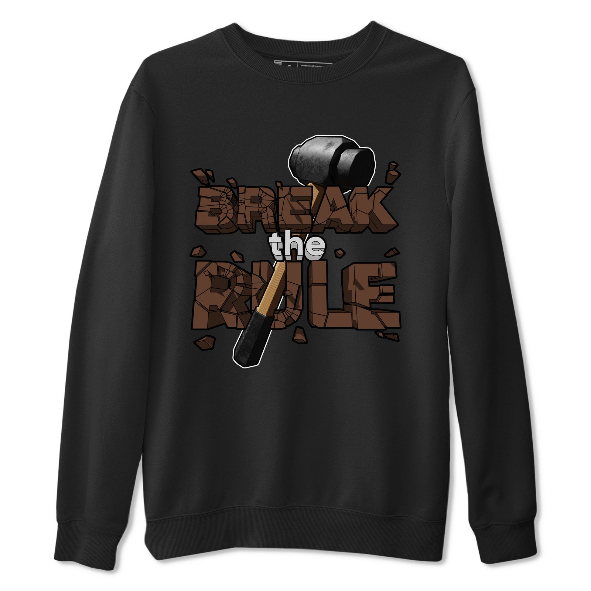 Air Force Low Chocolate shirt to match jordans Break The Rule sneaker tees chocolate Nike Air Force Low Chocolate SNRT Sneaker Release Tees Unisex Black 2 T-Shirt