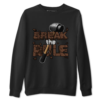 Air Force Low Chocolate shirt to match jordans Break The Rule sneaker tees chocolate Nike Air Force Low Chocolate SNRT Sneaker Release Tees Unisex Black 2 T-Shirt