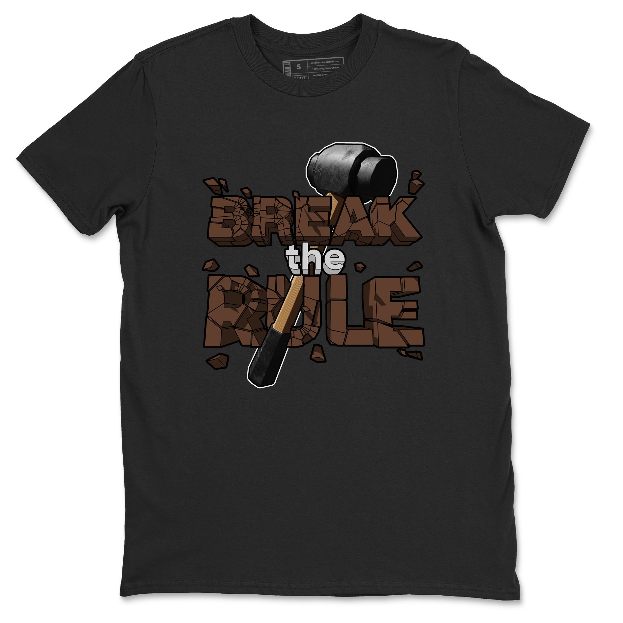 Air Force Low Chocolate shirt to match jordans Break The Rule sneaker tees chocolate Nike Air Force Low Chocolate SNRT Sneaker Release Tees Unisex Black 2 T-Shirt
