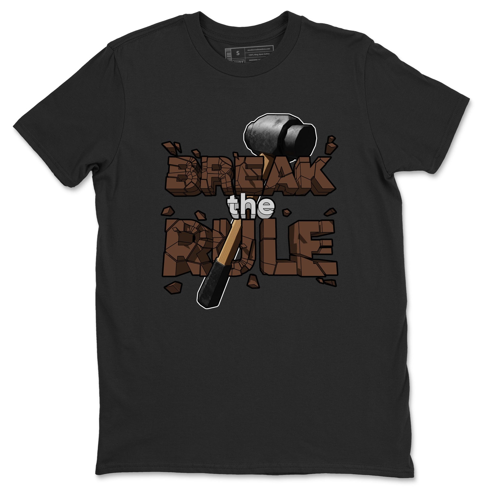 Air Force Low Chocolate shirt to match jordans Break The Rule sneaker tees chocolate Nike Air Force Low Chocolate SNRT Sneaker Release Tees Unisex Black 2 T-Shirt