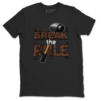 Air Force Low Chocolate shirt to match jordans Break The Rule sneaker tees chocolate Nike Air Force Low Chocolate SNRT Sneaker Release Tees Unisex Black 2 T-Shirt