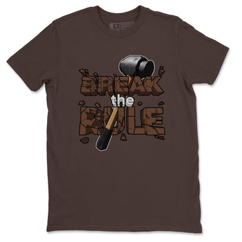 Air Force Low Chocolate shirt to match jordans Break The Rule sneaker tees chocolate Nike Air Force Low Chocolate SNRT Sneaker Release Tees Unisex Dark Chocolate 2 T-Shirt