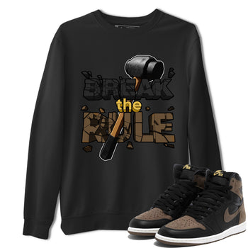 Air Jordan 1 Palomino shirt to match jordans Break The Rule sneaker tees AJ1 Palomino SNRT Sneaker Release Tees Unisex Black 1 T-Shirt