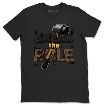 Air Jordan 1 Palomino shirt to match jordans Break The Rule sneaker tees AJ1 Palomino SNRT Sneaker Release Tees Unisex Black 2 T-Shirt