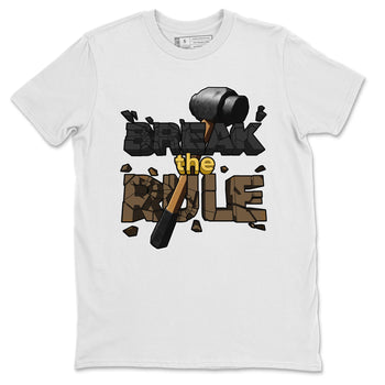 Air Jordan 1 Palomino shirt to match jordans Break The Rule sneaker tees AJ1 Palomino SNRT Sneaker Release Tees Unisex White 2 T-Shirt