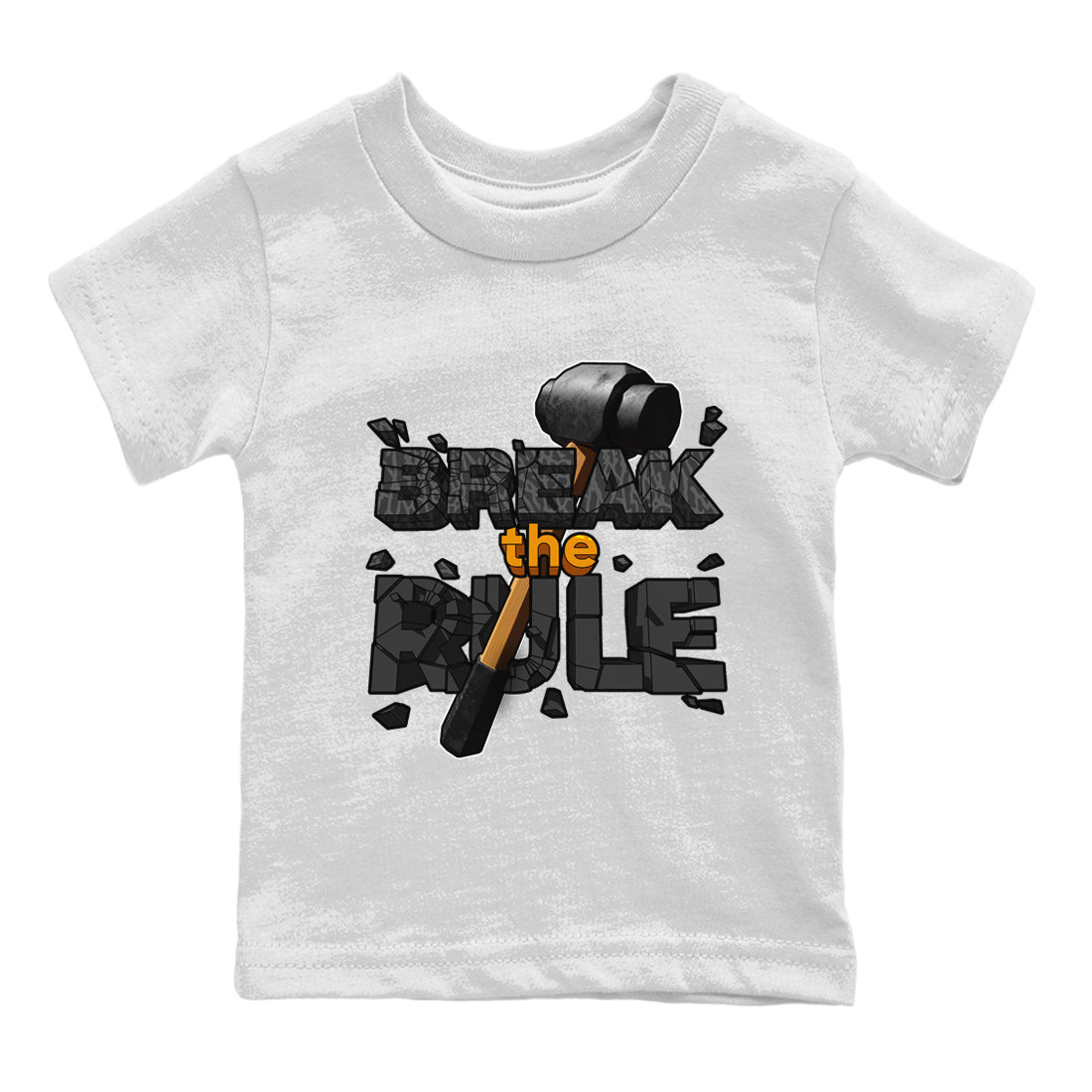 Air Jordan 3 Fear shirt to match jordans Break The Rule sneaker tees AJ3 Fear SNRT Sneaker Release Tees Baby Toddler White 2 T-Shirt