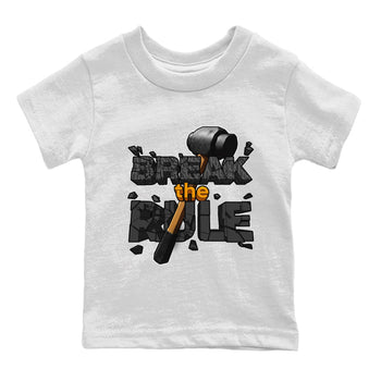 Air Jordan 3 Fear shirt to match jordans Break The Rule sneaker tees AJ3 Fear SNRT Sneaker Release Tees Baby Toddler White 2 T-Shirt