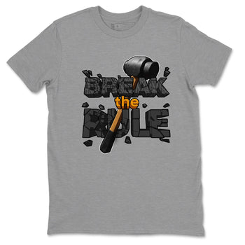 Air Jordan 3 Fear shirt to match jordans Break The Rule sneaker tees AJ3 Fear SNRT Sneaker Release Tees Unisex Heather Grey 2 T-Shirt