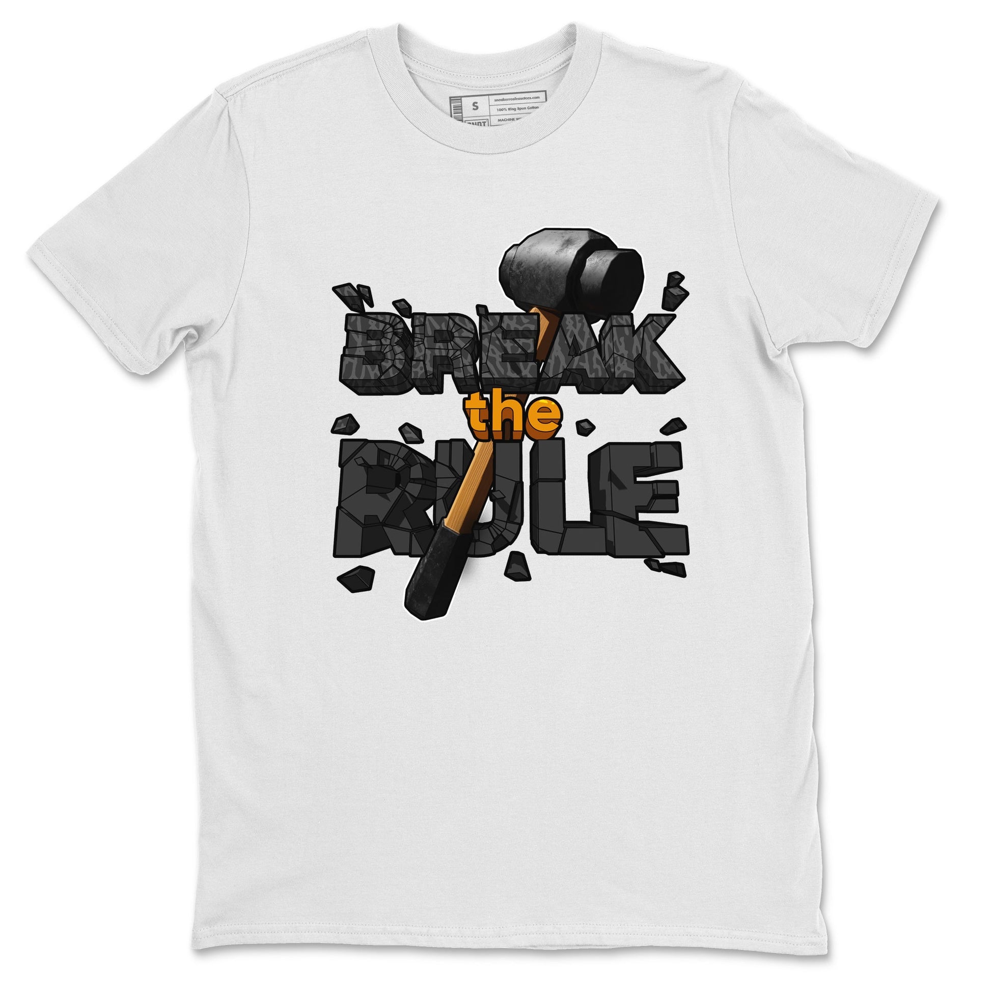 Air Jordan 3 Fear shirt to match jordans Break The Rule sneaker tees AJ3 Fear SNRT Sneaker Release Tees Unisex White 2 T-Shirt