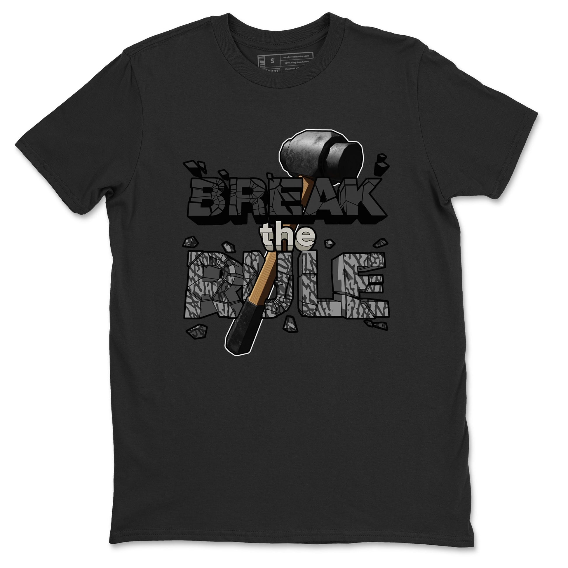 Air Jordan 3 Off Noir shirt to match jordans Break The Rule sneaker tees AJ3 Off Noir SNRT Sneaker Release Tees Unisex Black 2 T-Shirt