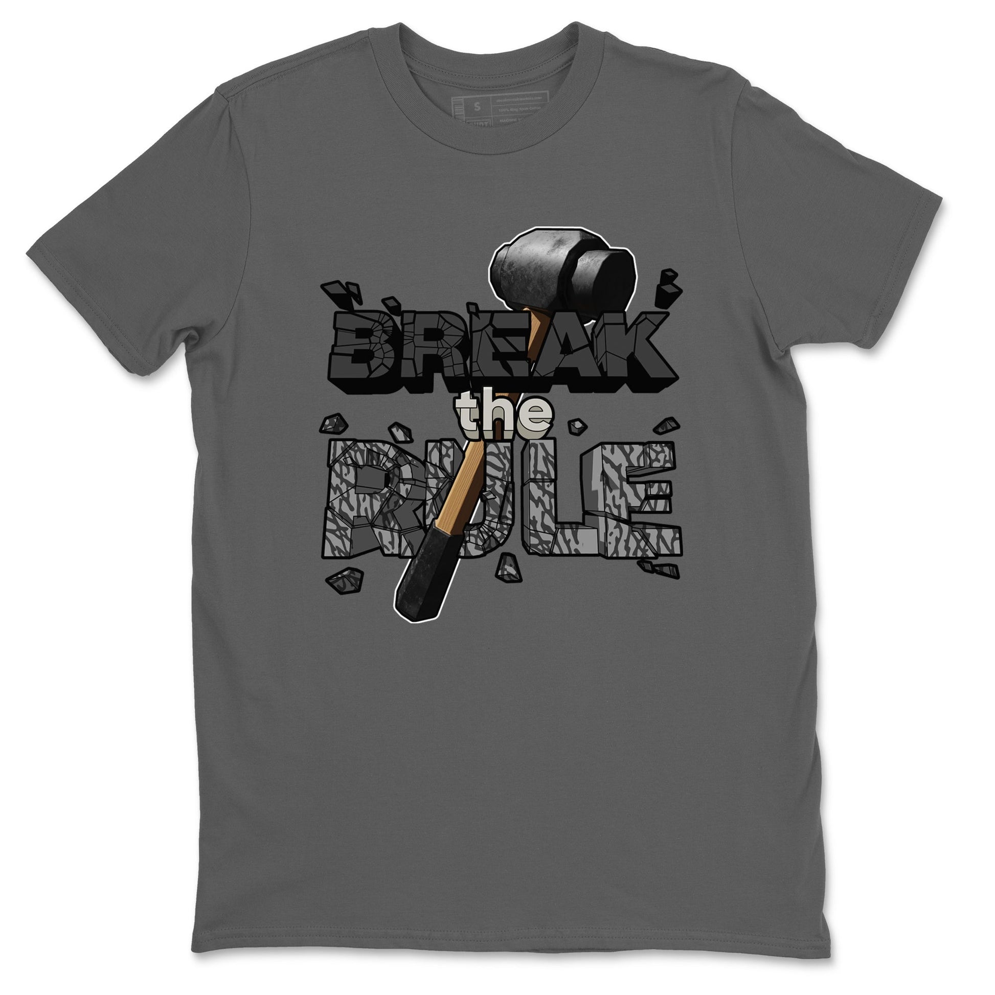 Air Jordan 3 Off Noir shirt to match jordans Break The Rule sneaker tees AJ3 Off Noir SNRT Sneaker Release Tees Unisex Cool Grey 2 T-Shirt