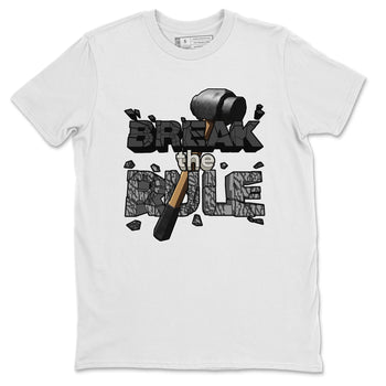 Air Jordan 3 Off Noir shirt to match jordans Break The Rule sneaker tees AJ3 Off Noir SNRT Sneaker Release Tees Unisex White 2 T-Shirt