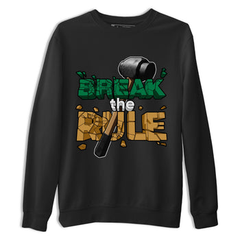 Samba Collegiate Green Gum shirt to match jordans Break The Rule sneaker tees Adidas Green Gum SNRT Sneaker Release Tees Unisex Black 2 T-Shirt