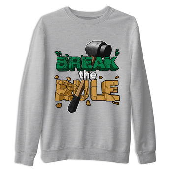 Samba Collegiate Green Gum shirt to match jordans Break The Rule sneaker tees Adidas Green Gum SNRT Sneaker Release Tees Unisex Heather Grey 2 T-Shirt
