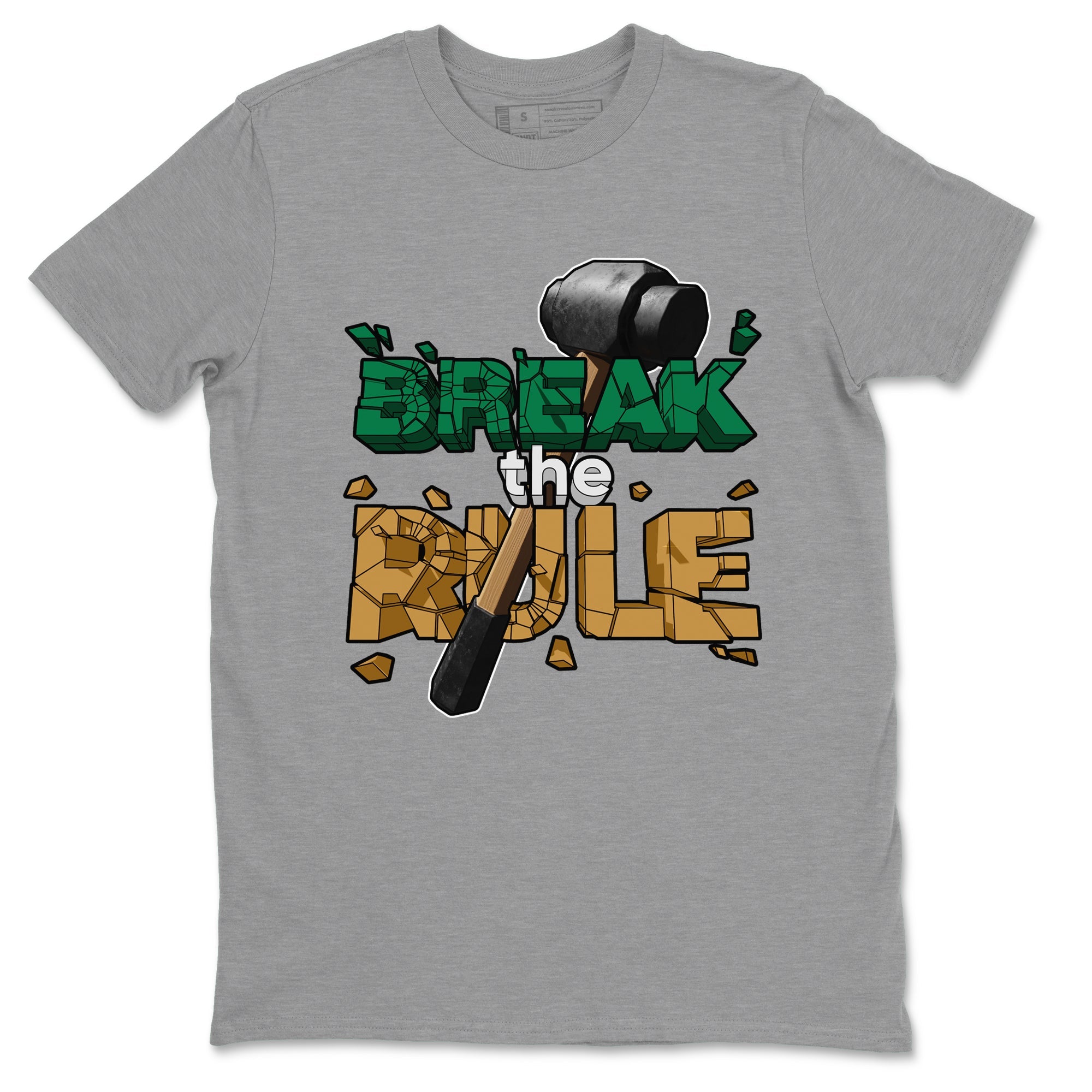 Samba Collegiate Green Gum shirt to match jordans Break The Rule sneaker tees Adidas Green Gum SNRT Sneaker Release Tees Unisex Heather Grey 2 T-Shirt
