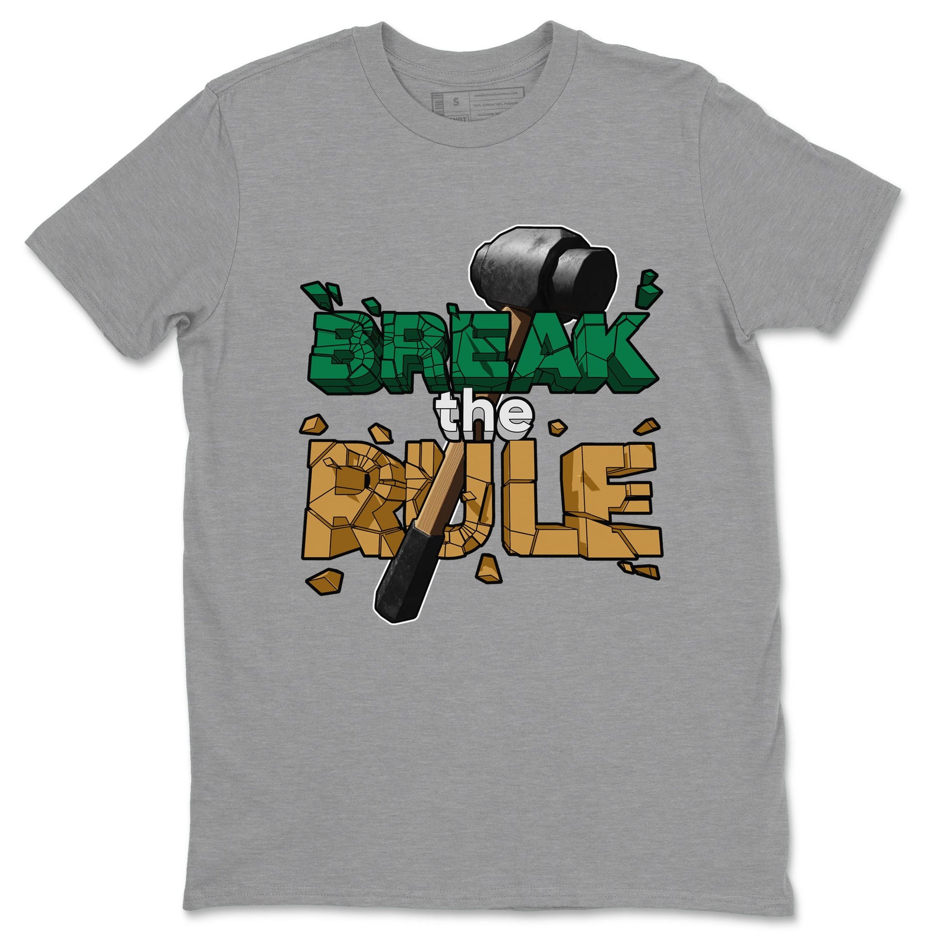 Samba Collegiate Green Gum shirt to match jordans Break The Rule sneaker tees Adidas Green Gum SNRT Sneaker Release Tees Unisex Heather Grey 2 T-Shirt
