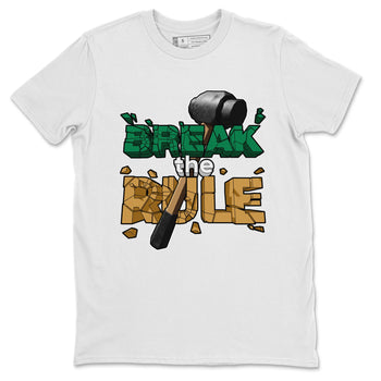 Samba Collegiate Green Gum shirt to match jordans Break The Rule sneaker tees Adidas Green Gum SNRT Sneaker Release Tees Unisex White 2 T-Shirt