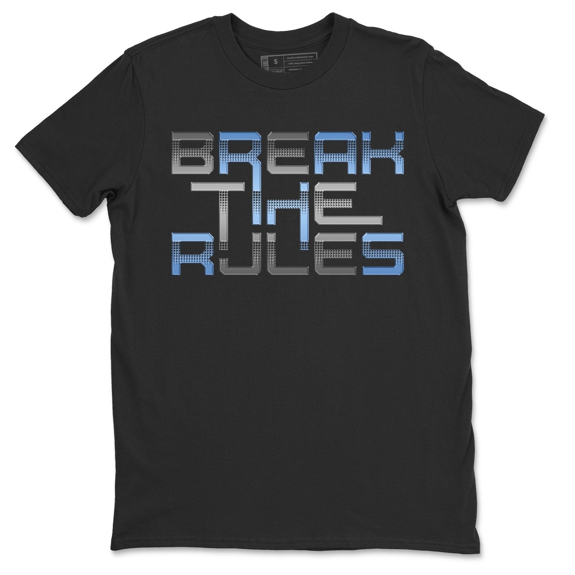 Jordan 4 University Blue Sneaker Match Tees Break The Rules Sneaker Tees Jordan 4 University Blue Sneaker Release Tees Unisex Shirts