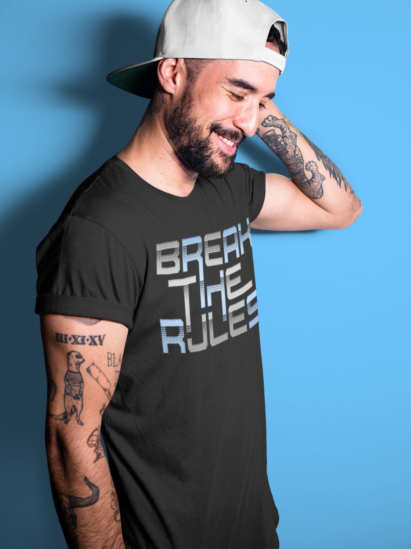 Jordan 4 University Blue Sneaker Match Tees Break The Rules Sneaker Tees Jordan 4 University Blue Sneaker Release Tees Unisex Shirts