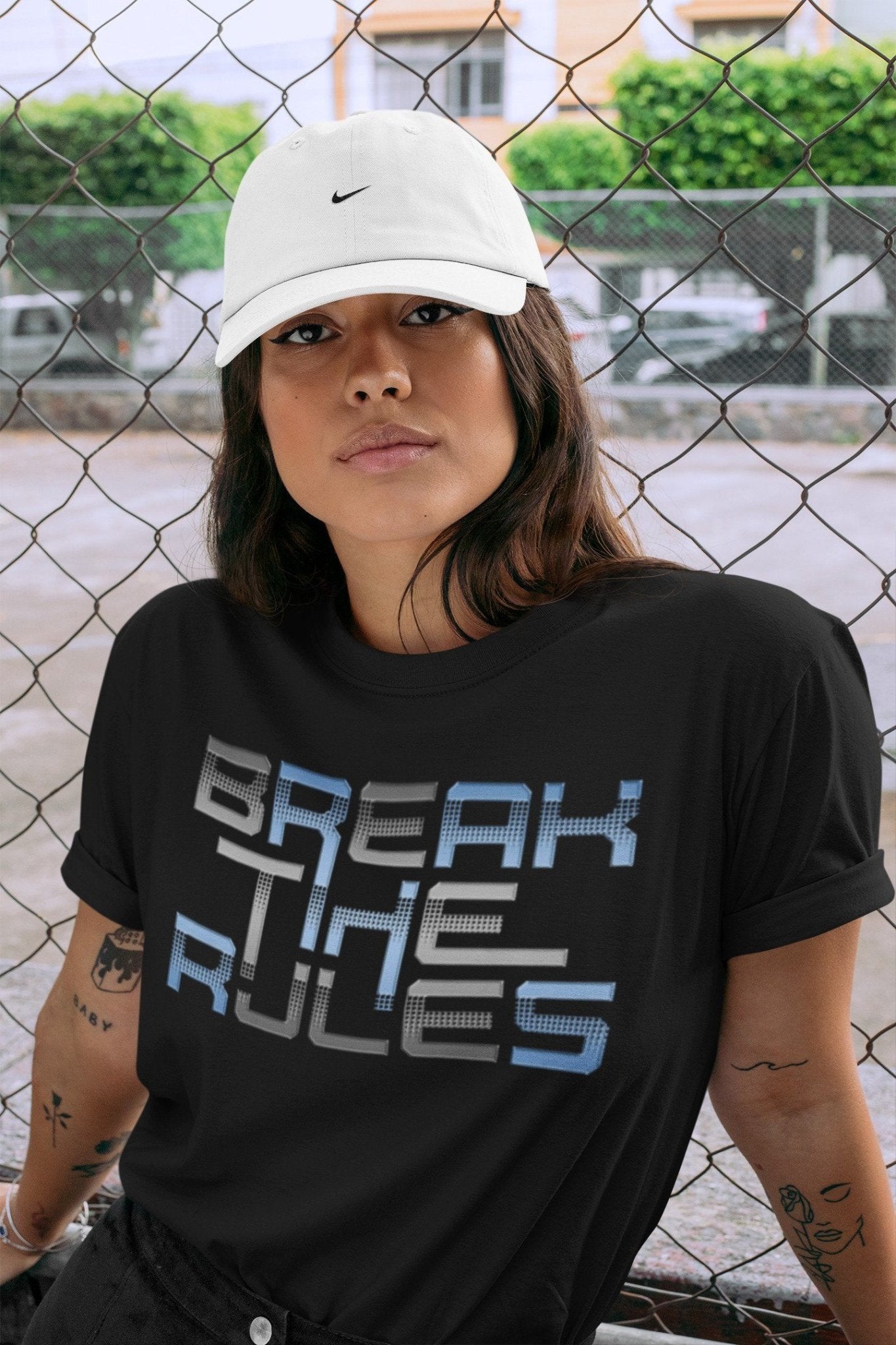 Jordan 4 University Blue Sneaker Match Tees Break The Rules Sneaker Tees Jordan 4 University Blue Sneaker Release Tees Unisex Shirts