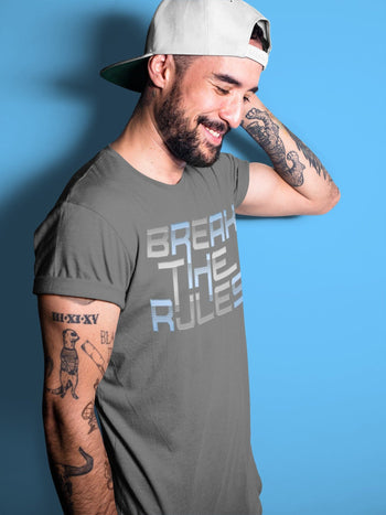 Jordan 4 University Blue Sneaker Match Tees Break The Rules Sneaker Tees Jordan 4 University Blue Sneaker Release Tees Unisex Shirts