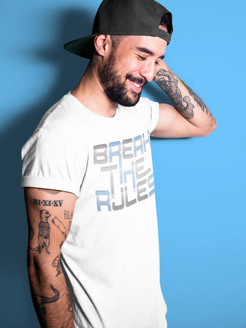 Jordan 4 University Blue Sneaker Match Tees Break The Rules Sneaker Tees Jordan 4 University Blue Sneaker Release Tees Unisex Shirts