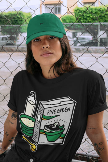 Jordan 3 Pine Green Sneaker Match Tees Breakfast Cereal Sneaker Tees Jordan 3 Pine Green Sneaker Release Tees Unisex Shirts