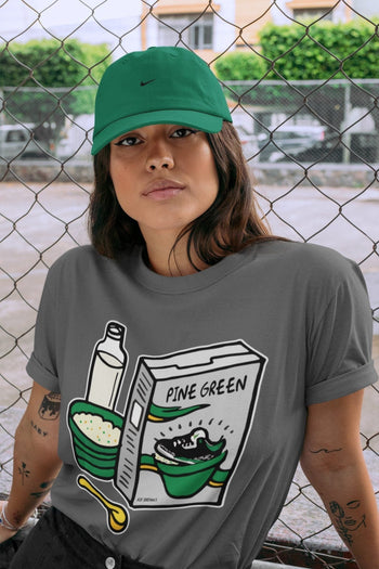 Jordan 3 Pine Green Sneaker Match Tees Breakfast Cereal Sneaker Tees Jordan 3 Pine Green Sneaker Release Tees Unisex Shirts