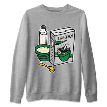 Jordan 3 Pine Green Sneaker Match Tees Breakfast Cereal Sneaker Tees Jordan 3 Pine Green Sneaker Release Tees Unisex Shirts