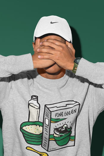 Jordan 3 Pine Green Sneaker Match Tees Breakfast Cereal Sneaker Tees Jordan 3 Pine Green Sneaker Release Tees Unisex Shirts