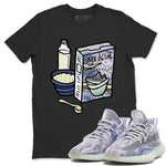 Yeezy 350 MX Blue Sneaker Match Tees Breakfast Cereal Sneaker Tees Yeezy 350 MX Blue Sneaker Release Tees Unisex Shirts